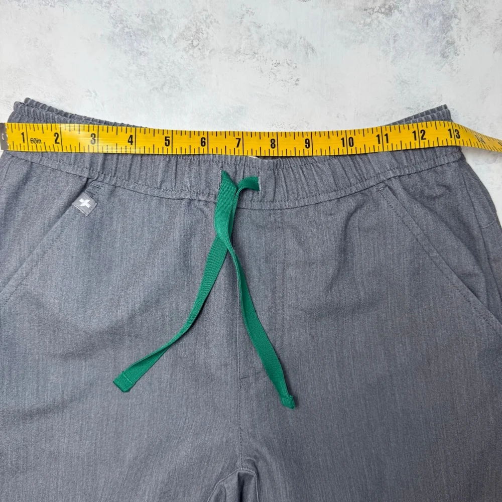 Set of 2 FIGS Tansen Graphite Gray Green Jogger Scrub Pants XS Men’s